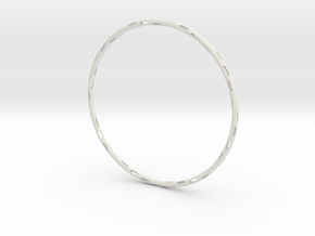 Spiral bracelet "Avatar" | Size 8.6 Inch in White Natural Versatile Plastic