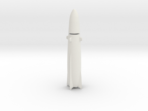 Rocket Lab Neutron in White Natural Versatile Plastic: 1:500