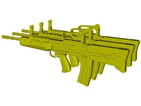 1/12 scale BAE Systems L-85A2 rifles x 3 in Tan Fine Detail Plastic