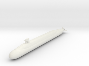 USS Ohio SSBN-726 in White Natural Versatile Plastic: 1:350