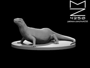 Giant Lizard in White Natural Versatile Plastic