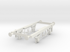 a-43-9ft-wagon-chassis-1a in White Natural Versatile Plastic