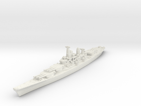 USS Iowa BB-61 in White Natural Versatile Plastic: 1:3000