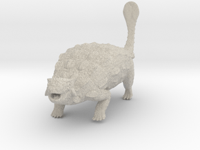 Ankylosaurus_Defenisve_Pose in Natural Sandstone: Small