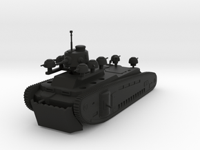 Ostani Army Mark I "Landboot" Heavy Tank in Black Smooth PA12: 1:200