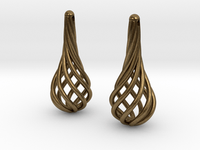 Eardrops (from $15.00) in Natural Bronze