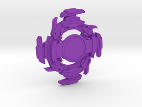 Beyblade Cyber Draciel attack ring in Purple Processed Versatile Plastic