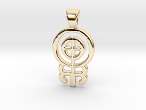 Symbolic 05 [pendant] in 14K Yellow Gold