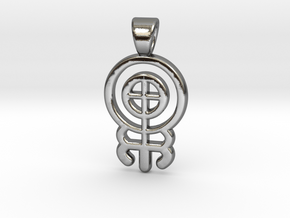 Symbolic 05 [pendant] in Polished Silver