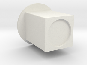 Zenith 6-tube Radio Pushbutton in White Natural Versatile Plastic