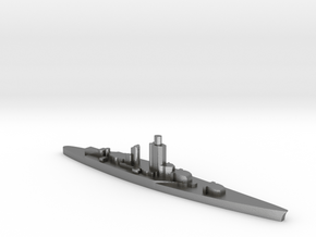 French Dunkerque battleship 1:5000 WW2 in Natural Silver