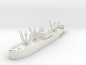 Liberty Cargo Ship in White Natural Versatile Plastic: 1:350