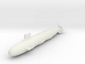 USS Seawolf SSN-21 in White Natural Versatile Plastic: 1:1200