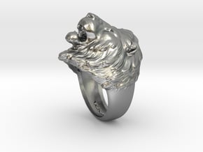 Lion Ring in Natural Silver: 11.5 / 65.25