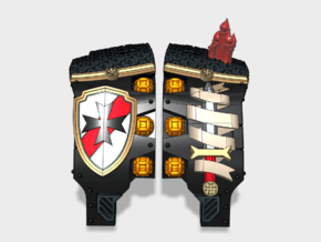Sword Templars : Atlas Pat. Carapace wCandles in Tan Fine Detail Plastic