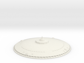 Advanced Auto Saucer - 1 Upper Hull for Enyu7 u in White Natural Versatile Plastic