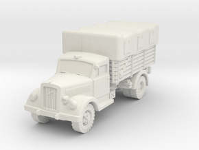 Opel Blitz early (covered) 1/72 in White Natural Versatile Plastic