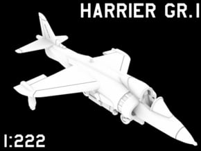 1:222 Scale Harrier GR.1 (Clean, Stored) in White Natural Versatile Plastic
