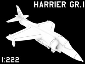 1:222 Scale Harrier GR.1 (Clean, Deployed) in White Natural Versatile Plastic