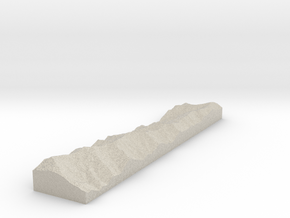Model of Deep Gap in Natural Sandstone