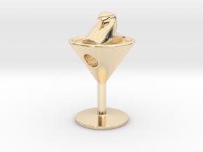 Peeptini Charm in 14k Gold Plated Brass