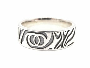 Twin Soul Ring - 6mm in Antique Silver: 8.5 / 58