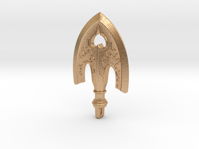 Sacred Arrow Pendant in Natural Bronze