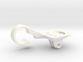 Wahoo Bolt For GoPro Handlebar Mount - 25.4mm in White Smooth Versatile Plastic