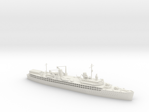 1/500 Scale USS Sperry AS-12 Submarine Tender in White Natural Versatile Plastic