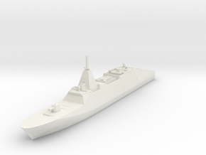 JMSDF Mogami FFM-1 in White Natural Versatile Plastic: 1:700