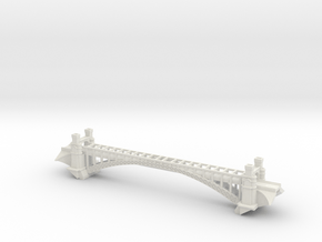 Levensauer Hochbrücke / Levensau High Bridge in White Natural Versatile Plastic: 1:1250