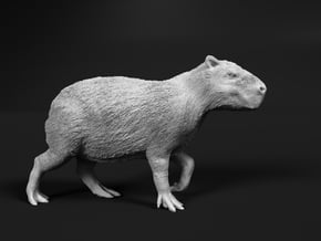 Capybara 1:64 Walking Young in Tan Fine Detail Plastic