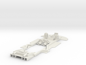 Chassis for Fly Saleen S7R in White Natural Versatile Plastic