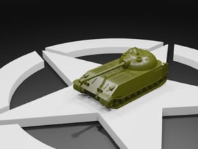 1/144 K Concept Heavy Tank in Tan Fine Detail Plastic
