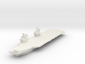 HMS Queen Elizabeth R08 in White Natural Versatile Plastic: 1:1200