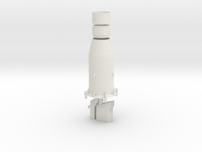 1/200 Saturn I Block II Conversion (Ver. 2) in White Natural Versatile Plastic