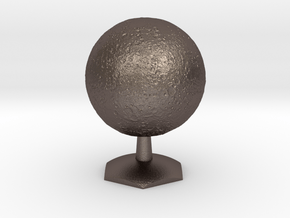 Ceres on Hex Stand in Polished Bronzed-Silver Steel