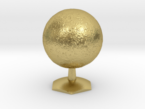 Ceres on Hex Stand in Natural Brass