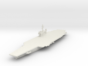USS Kitty Hawk CV-63 in White Natural Versatile Plastic: 1:1200