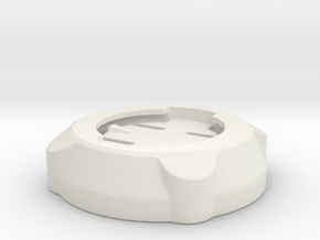 Garmin to Quad Lock Adapter in White Natural Versatile Plastic