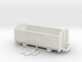 HO/OO Lynton & Barnstaple Open Wagon Bachmann v1 in White Natural Versatile Plastic