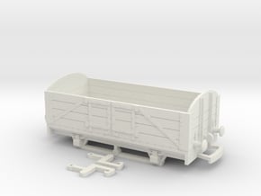 HO/OO Lynton & Barnstaple Open Wagon Bachmann v1.5 in White Natural Versatile Plastic