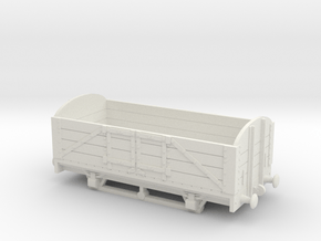 HO/OO Lynton & Barnstaple Open Wagon Chain v1 in White Natural Versatile Plastic