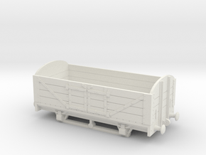HO/OO Lynton & Barnstaple Open Wagon Chain v2 in White Natural Versatile Plastic