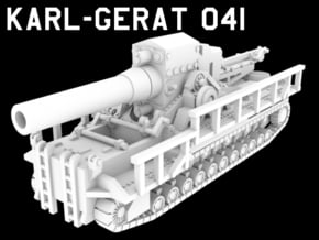 1:43 Scale Karl-Gerät 041 in White Natural Versatile Plastic: 1:43