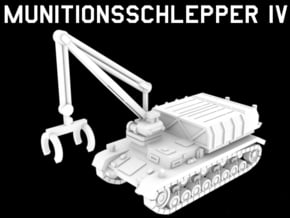 Large Scale Munitionsschlepper IV in White Natural Versatile Plastic: 1:43