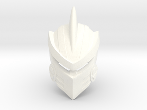 Toa Gaaki's Mask of Clairvoyance [Galvanized] in White Smooth Versatile Plastic