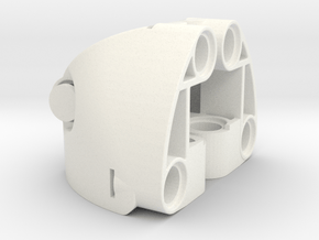 Panelcorner 3x3x2 left and right in White Smooth Versatile Plastic