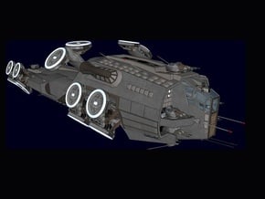 The Matrix - Novalis hovercraft in Tan Fine Detail Plastic