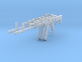 1/10th AK12gun (2 units) in Tan Fine Detail Plastic